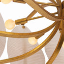 Ten Light Pendant<br /><span style="color:#4AB0CE;">Entrega: 4-10 dias en USA</span><br /><span style="color:#4AB0CE;font-size:60%;">PREGUNTE POR ENTREGA EN PANAMA</span><br />Collection: ALIFORM<br />Finish: Oxidized Gold Leaf