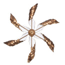 Six Light Chandelier<br /><span style="color:#4AB0CE;">Entrega: 4-10 dias en USA</span><br /><span style="color:#4AB0CE;font-size:60%;">PREGUNTE POR ENTREGA EN PANAMA</span><br />Collection: SPIRA<br />Finish: Pearlized Antique Brass W/ White