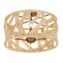 Four Light Semi Flush Mount<br /><span style="color:#4AB0CE;">Entrega: 4-10 dias en USA</span><br /><span style="color:#4AB0CE;font-size:60%;">PREGUNTE POR ENTREGA EN PANAMA</span><br />Collection: SOGA<br />Finish: Modern Gold And White