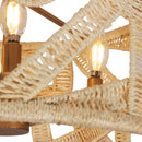 Four Light Semi Flush Mount<br /><span style="color:#4AB0CE;">Entrega: 4-10 dias en USA</span><br /><span style="color:#4AB0CE;font-size:60%;">PREGUNTE POR ENTREGA EN PANAMA</span><br />Collection: SOGA<br />Finish: Modern Gold And White