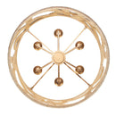 Six Light Pendant<br /><span style="color:#4AB0CE;">Entrega: 4-10 dias en USA</span><br /><span style="color:#4AB0CE;font-size:60%;">PREGUNTE POR ENTREGA EN PANAMA</span><br />Collection: SOGA<br />Finish: Modern Gold And White