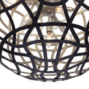 13 Light Pendant<br /><span style="color:#4AB0CE;">Entrega: 4-10 dias en USA</span><br /><span style="color:#4AB0CE;font-size:60%;">PREGUNTE POR ENTREGA EN PANAMA</span><br />Collection: ENTICE<br />Finish: Matte Black / Tarnish Silver