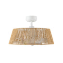 24"Ceiling Fan<br /><span style="color:#4AB0CE;">Entrega: 4-10 dias en USA</span><br /><span style="color:#4AB0CE;font-size:60%;">PREGUNTE POR ENTREGA EN PANAMA</span><br />Collection: Isla<br />Finish: White/Braided Rope