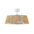 24"Ceiling Fan<br /><span style="color:#4AB0CE;">Entrega: 4-10 dias en USA</span><br /><span style="color:#4AB0CE;font-size:60%;">PREGUNTE POR ENTREGA EN PANAMA</span><br />Collection: Isla<br />Finish: White/Braided Rope