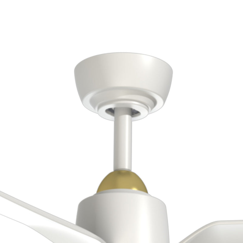 52"Ceiling Fan<br /><span style="color:#4AB0CE;">Entrega: 4-10 dias en USA</span><br /><span style="color:#4AB0CE;font-size:60%;">PREGUNTE POR ENTREGA EN PANAMA</span><br />Collection: Hugo<br />Finish: Brushed Gold/Matte White