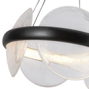 LED Chandelier<br /><span style="color:#4AB0CE;">Entrega: 4-10 dias en USA</span><br /><span style="color:#4AB0CE;font-size:60%;">PREGUNTE POR ENTREGA EN PANAMA</span><br />Collection: Taurus<br />Finish: Urban Bronze/Clear Ribbed Glass