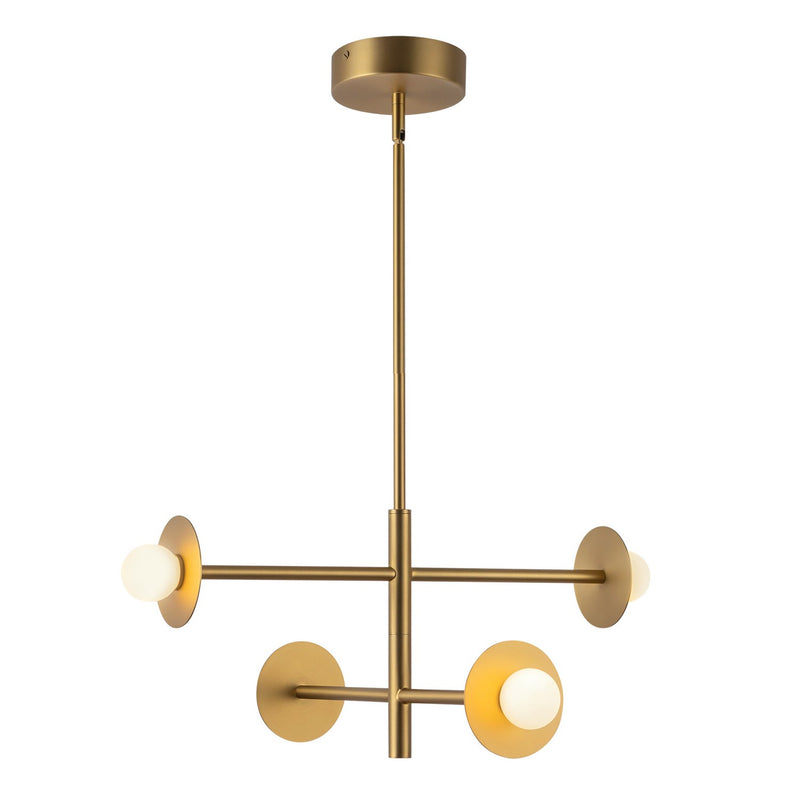 LED Chandelier<br /><span style="color:#4AB0CE;">Entrega: 4-10 dias en USA</span><br /><span style="color:#4AB0CE;font-size:60%;">PREGUNTE POR ENTREGA EN PANAMA</span><br />Collection: Elixir<br />Finish: Brushed Gold