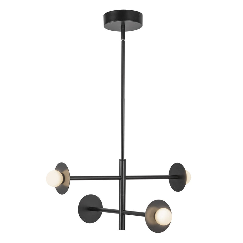 LED Chandelier<br /><span style="color:#4AB0CE;">Entrega: 4-10 dias en USA</span><br /><span style="color:#4AB0CE;font-size:60%;">PREGUNTE POR ENTREGA EN PANAMA</span><br />Collection: Elixir<br />Finish: Black