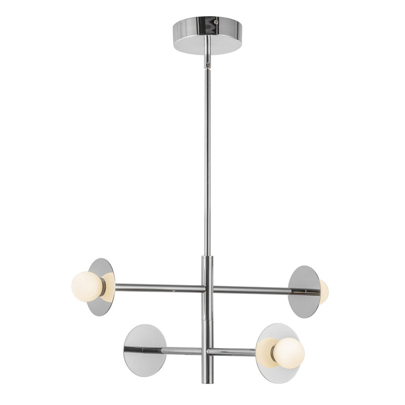 LED Chandelier<br /><span style="color:#4AB0CE;">Entrega: 4-10 dias en USA</span><br /><span style="color:#4AB0CE;font-size:60%;">PREGUNTE POR ENTREGA EN PANAMA</span><br />Collection: Elixir<br />Finish: Chrome