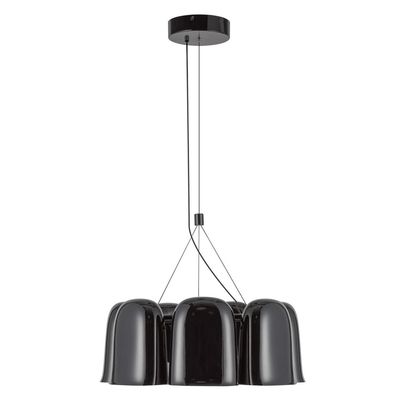 LED Chandelier<br /><span style="color:#4AB0CE;">Entrega: 4-10 dias en USA</span><br /><span style="color:#4AB0CE;font-size:60%;">PREGUNTE POR ENTREGA EN PANAMA</span><br />Collection: Bell<br />Finish: Glossy Black