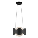 One Light Chandelier<br /><span style="color:#4AB0CE;">Entrega: 4-10 dias en USA</span><br /><span style="color:#4AB0CE;font-size:60%;">PREGUNTE POR ENTREGA EN PANAMA</span><br />Collection: Ciel<br />Finish: Black/Opal Glass