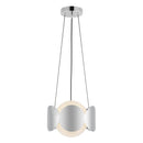 One Light Chandelier<br /><span style="color:#4AB0CE;">Entrega: 4-10 dias en USA</span><br /><span style="color:#4AB0CE;font-size:60%;">PREGUNTE POR ENTREGA EN PANAMA</span><br />Collection: Ciel<br />Finish: Chrome/Opal Glass