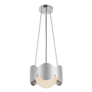 One Light Chandelier<br /><span style="color:#4AB0CE;">Entrega: 4-10 dias en USA</span><br /><span style="color:#4AB0CE;font-size:60%;">PREGUNTE POR ENTREGA EN PANAMA</span><br />Collection: Ciel<br />Finish: Chrome/Opal Glass
