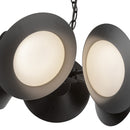 LED Chandelier<br /><span style="color:#4AB0CE;">Entrega: 4-10 dias en USA</span><br /><span style="color:#4AB0CE;font-size:60%;">PREGUNTE POR ENTREGA EN PANAMA</span><br />Collection: Cleo<br />Finish: Black/Opal Glass