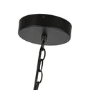 LED Chandelier<br /><span style="color:#4AB0CE;">Entrega: 4-10 dias en USA</span><br /><span style="color:#4AB0CE;font-size:60%;">PREGUNTE POR ENTREGA EN PANAMA</span><br />Collection: Cleo<br />Finish: Black/Opal Glass