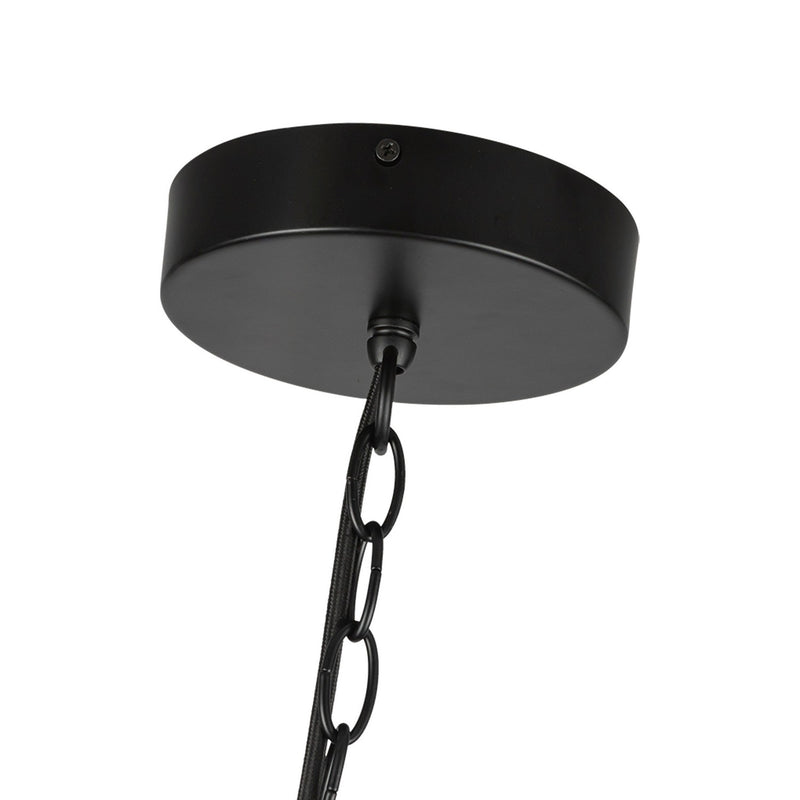 LED Chandelier<br /><span style="color:#4AB0CE;">Entrega: 4-10 dias en USA</span><br /><span style="color:#4AB0CE;font-size:60%;">PREGUNTE POR ENTREGA EN PANAMA</span><br />Collection: Cleo<br />Finish: Black/Opal Glass