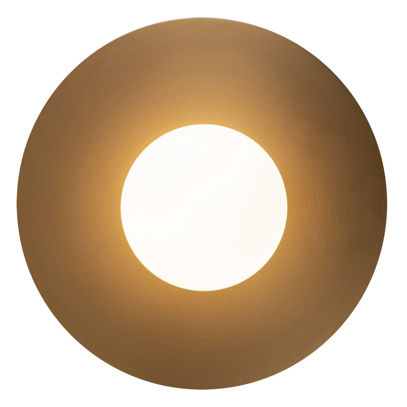 LED Flush Mount<br /><span style="color:#4AB0CE;">Entrega: 2-3 semanas en USA</span><br /><span style="color:#4AB0CE;font-size:60%;">PREGUNTE POR ENTREGA EN PANAMA</span><br />Collection: Elixir<br />Finish: Brushed Gold