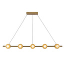 LED Linear Pendant<br /><span style="color:#4AB0CE;">Entrega: 4-10 dias en USA</span><br /><span style="color:#4AB0CE;font-size:60%;">PREGUNTE POR ENTREGA EN PANAMA</span><br />Collection: Elixir<br />Finish: Brushed Gold