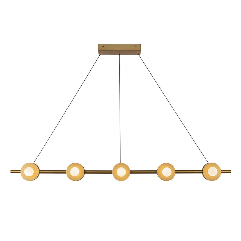 LED Linear Pendant<br /><span style="color:#4AB0CE;">Entrega: 4-10 dias en USA</span><br /><span style="color:#4AB0CE;font-size:60%;">PREGUNTE POR ENTREGA EN PANAMA</span><br />Collection: Elixir<br />Finish: Brushed Gold