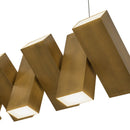 Kuzco Lighting - LP17435-VB-UNV - LED Linear Pendant - Domino - Vintage Brass
