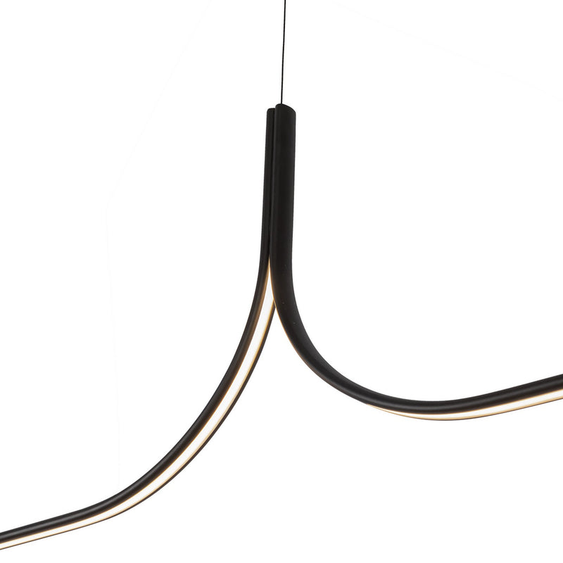 LED Linear Pendant<br /><span style="color:#4AB0CE;">Entrega: 4-10 dias en USA</span><br /><span style="color:#4AB0CE;font-size:60%;">PREGUNTE POR ENTREGA EN PANAMA</span><br />Collection: Thread<br />Finish: Black