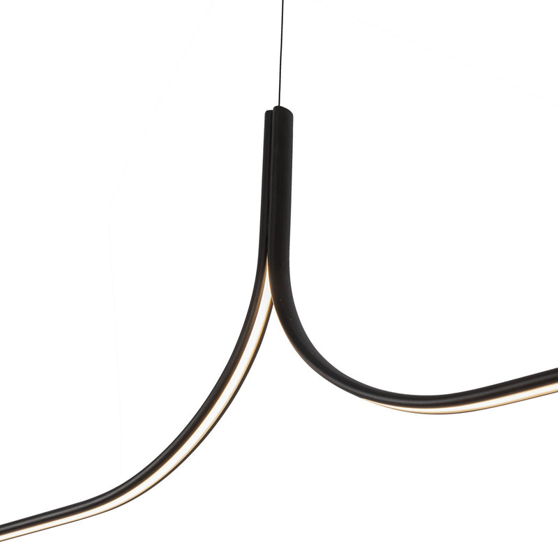 LED Linear Pendant<br /><span style="color:#4AB0CE;">Entrega: 4-10 dias en USA</span><br /><span style="color:#4AB0CE;font-size:60%;">PREGUNTE POR ENTREGA EN PANAMA</span><br />Collection: Thread<br />Finish: Black