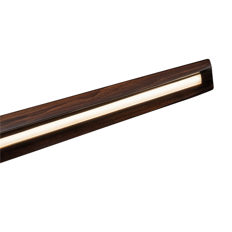 LED Linear Pendant<br /><span style="color:#4AB0CE;">Entrega: 1-2 semanas en USA</span><br /><span style="color:#4AB0CE;font-size:60%;">PREGUNTE POR ENTREGA EN PANAMA</span><br />Collection: Dakota<br />Finish: Walnut