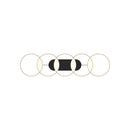 Kuzco Lighting - LP90838-BK/GD-UNV - LED Linear Pendant - Maestro - Black/Gold
