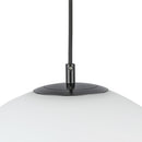 One Light Pendant<br /><span style="color:#4AB0CE;">Entrega: 4-10 dias en USA</span><br /><span style="color:#4AB0CE;font-size:60%;">PREGUNTE POR ENTREGA EN PANAMA</span><br />Collection: Marco<br />Finish: Black/Opal Glass