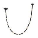 LED Pendant<br /><span style="color:#4AB0CE;">Entrega: 0-1 semanas en USA</span><br /><span style="color:#4AB0CE;font-size:60%;">PREGUNTE POR ENTREGA EN PANAMA</span><br />Collection: Corda<br />Finish: Black/Opal Glass