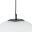 LED Pendant<br /><span style="color:#4AB0CE;">Entrega: 4-10 dias en USA</span><br /><span style="color:#4AB0CE;font-size:60%;">PREGUNTE POR ENTREGA EN PANAMA</span><br />Collection: Marco<br />Finish: Black/Opal Glass