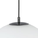 LED Pendant<br /><span style="color:#4AB0CE;">Entrega: 4-10 dias en USA</span><br /><span style="color:#4AB0CE;font-size:60%;">PREGUNTE POR ENTREGA EN PANAMA</span><br />Collection: Marco<br />Finish: Black/Opal Glass