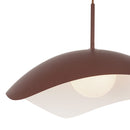 One Light Pendant<br /><span style="color:#4AB0CE;">Entrega: 4-10 dias en USA</span><br /><span style="color:#4AB0CE;font-size:60%;">PREGUNTE POR ENTREGA EN PANAMA</span><br />Collection: Kirby<br />Finish: Burgundy