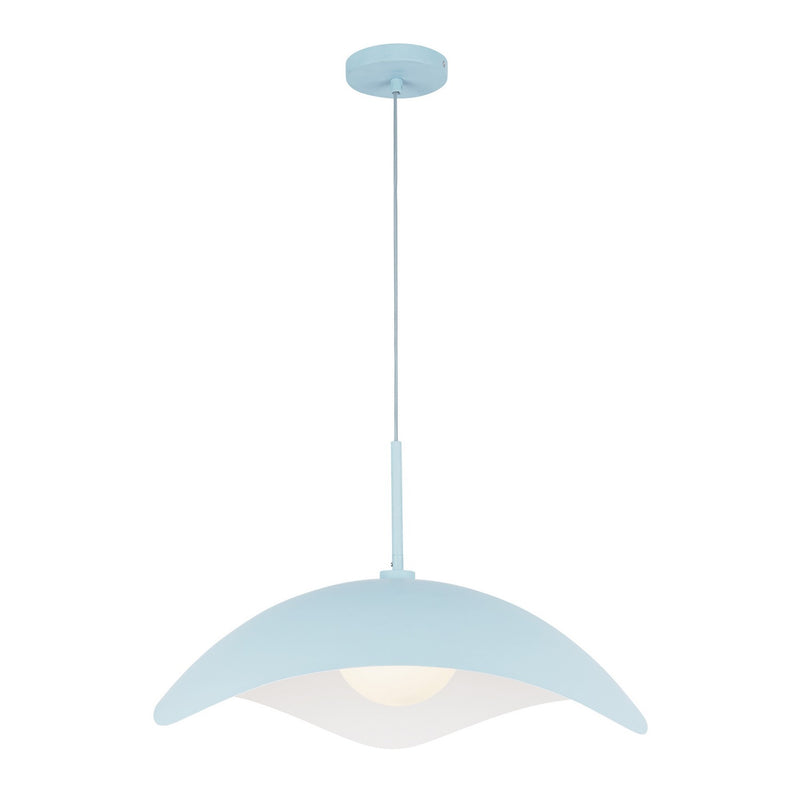 One Light Pendant<br /><span style="color:#4AB0CE;">Entrega: 4-10 dias en USA</span><br /><span style="color:#4AB0CE;font-size:60%;">PREGUNTE POR ENTREGA EN PANAMA</span><br />Collection: Kirby<br />Finish: Cerulean
