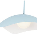 One Light Pendant<br /><span style="color:#4AB0CE;">Entrega: 4-10 dias en USA</span><br /><span style="color:#4AB0CE;font-size:60%;">PREGUNTE POR ENTREGA EN PANAMA</span><br />Collection: Kirby<br />Finish: Cerulean