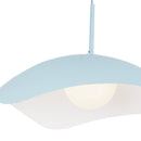 One Light Pendant<br /><span style="color:#4AB0CE;">Entrega: 4-10 dias en USA</span><br /><span style="color:#4AB0CE;font-size:60%;">PREGUNTE POR ENTREGA EN PANAMA</span><br />Collection: Kirby<br />Finish: Cerulean