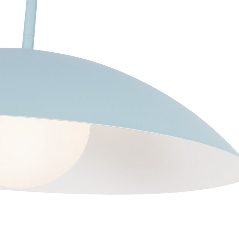 One Light Pendant<br /><span style="color:#4AB0CE;">Entrega: 4-10 dias en USA</span><br /><span style="color:#4AB0CE;font-size:60%;">PREGUNTE POR ENTREGA EN PANAMA</span><br />Collection: Regent<br />Finish: Cerulean