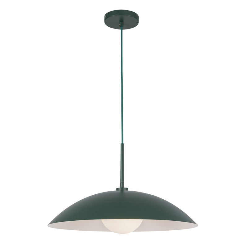 One Light Pendant<br /><span style="color:#4AB0CE;">Entrega: 4-10 dias en USA</span><br /><span style="color:#4AB0CE;font-size:60%;">PREGUNTE POR ENTREGA EN PANAMA</span><br />Collection: Regent<br />Finish: Pine Green