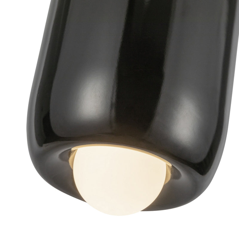 LED Pendant<br /><span style="color:#4AB0CE;">Entrega: 4-10 dias en USA</span><br /><span style="color:#4AB0CE;font-size:60%;">PREGUNTE POR ENTREGA EN PANAMA</span><br />Collection: Hayden<br />Finish: Glossy Black