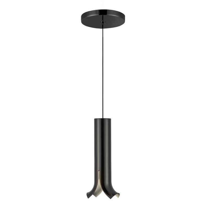 LED Pendant<br /><span style="color:#4AB0CE;">Entrega: 4-10 dias en USA</span><br /><span style="color:#4AB0CE;font-size:60%;">PREGUNTE POR ENTREGA EN PANAMA</span><br />Collection: Husk<br />Finish: Glossy Black