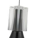 LED Pendant<br /><span style="color:#4AB0CE;">Entrega: 4-10 dias en USA</span><br /><span style="color:#4AB0CE;font-size:60%;">PREGUNTE POR ENTREGA EN PANAMA</span><br />Collection: Floe<br />Finish: Glossy Black/Clear Crystal