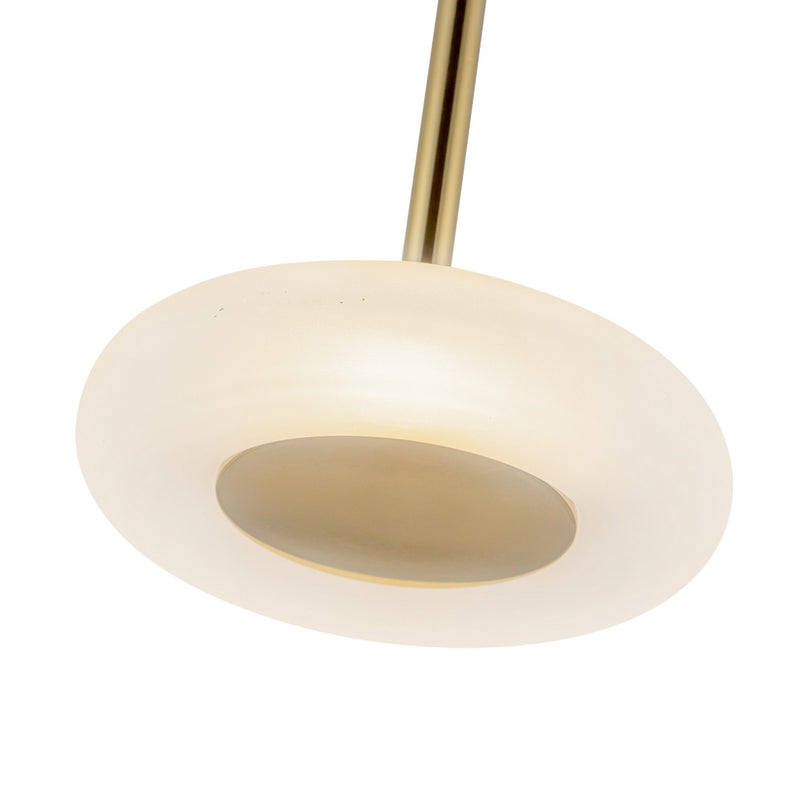 Kuzco Lighting - PD97204-MRB/FR - LED Pendant - Stephord - Metallic Brass/Frosted Glass