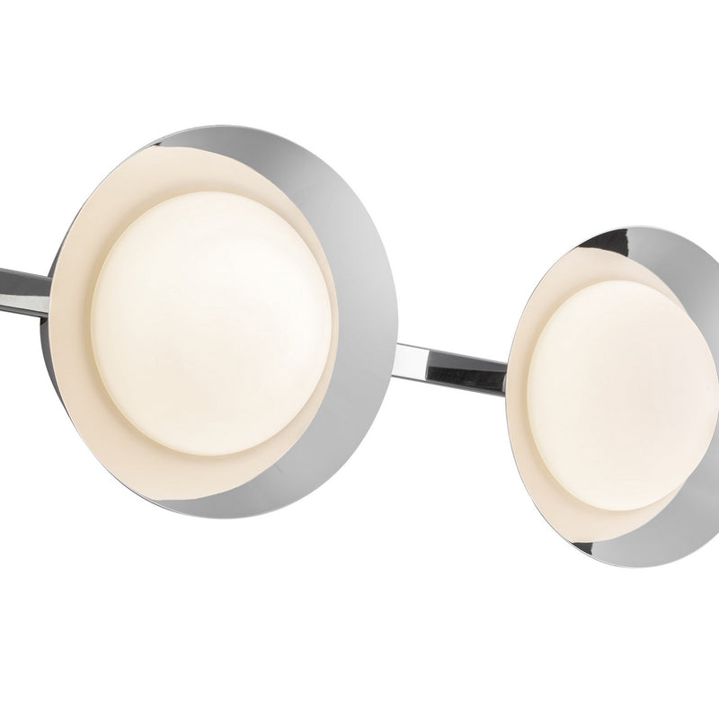 Kuzco Lighting - VL77923-CH/OP - LED Vanity - Cleo - Chrome/Opal Glass