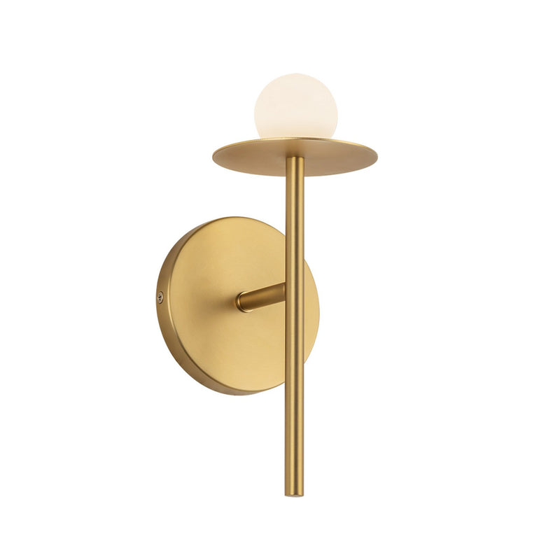 LED Wall Sconce<br /><span style="color:#4AB0CE;">Entrega: 4-10 dias en USA</span><br /><span style="color:#4AB0CE;font-size:60%;">PREGUNTE POR ENTREGA EN PANAMA</span><br />Collection: Elixir<br />Finish: Brushed Gold