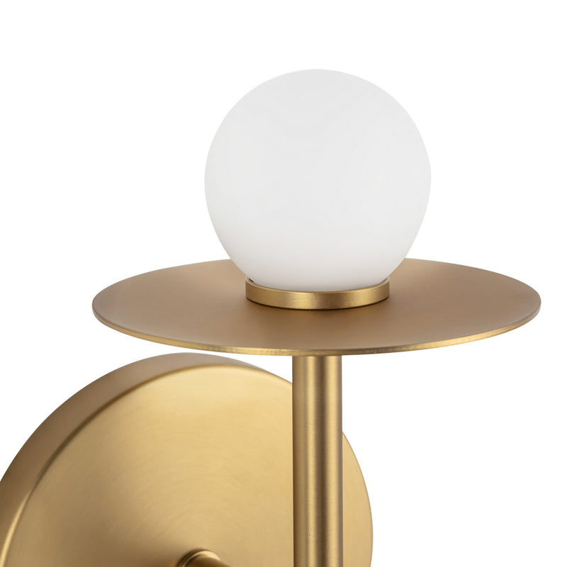 LED Wall Sconce<br /><span style="color:#4AB0CE;">Entrega: 4-10 dias en USA</span><br /><span style="color:#4AB0CE;font-size:60%;">PREGUNTE POR ENTREGA EN PANAMA</span><br />Collection: Elixir<br />Finish: Brushed Gold