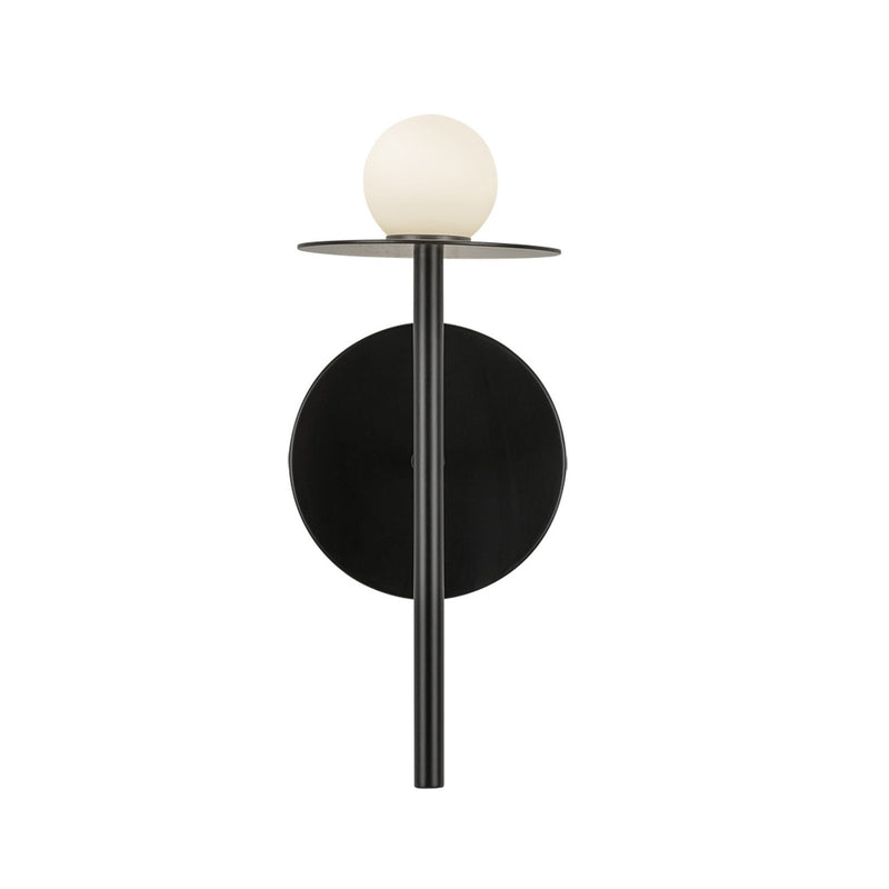 LED Wall Sconce<br /><span style="color:#4AB0CE;">Entrega: 4-10 dias en USA</span><br /><span style="color:#4AB0CE;font-size:60%;">PREGUNTE POR ENTREGA EN PANAMA</span><br />Collection: Elixir<br />Finish: Black