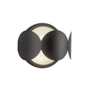 One Light Wall Sconce<br /><span style="color:#4AB0CE;">Entrega: 4-10 dias en USA</span><br /><span style="color:#4AB0CE;font-size:60%;">PREGUNTE POR ENTREGA EN PANAMA</span><br />Collection: Ciel<br />Finish: Black/Opal Glass