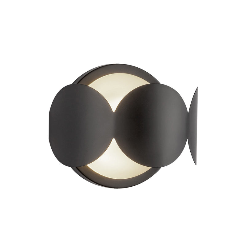 One Light Wall Sconce<br /><span style="color:#4AB0CE;">Entrega: 4-10 dias en USA</span><br /><span style="color:#4AB0CE;font-size:60%;">PREGUNTE POR ENTREGA EN PANAMA</span><br />Collection: Ciel<br />Finish: Black/Opal Glass