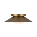 LED Wall Sconce<br /><span style="color:#4AB0CE;">Entrega: 1-2 semanas en USA</span><br /><span style="color:#4AB0CE;font-size:60%;">PREGUNTE POR ENTREGA EN PANAMA</span><br />Collection: Cleo<br />Finish: Brushed Gold/Opal Glass