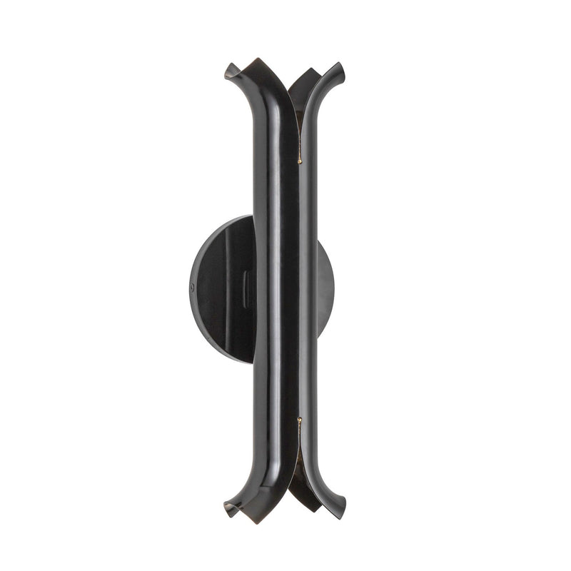 LED Wall Sconce<br /><span style="color:#4AB0CE;">Entrega: 4-10 dias en USA</span><br /><span style="color:#4AB0CE;font-size:60%;">PREGUNTE POR ENTREGA EN PANAMA</span><br />Collection: Husk<br />Finish: Glossy Black